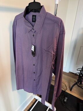MENS DRESS SHIRT MICHAEL STRAHAN MODERN FIT SIZE XXL NEW WITH TAGS